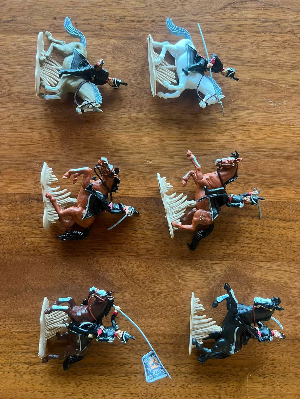 DSG Toy Soldiers Prussian Death's Head Hussars, special set (6 mounted)