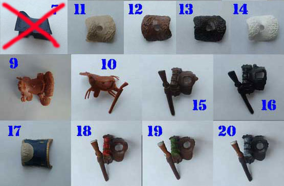 DSG Toy Soldiers Extra Saddles (set)
