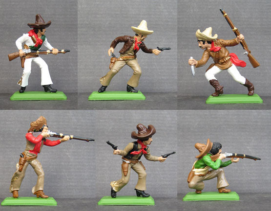 DSG Toy Soldiers Mexican Banditos on Foot (6 figures)