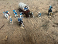 DSG Toy Soldiers French Foreign Legion Playset (foot + mounted + supply wagon)