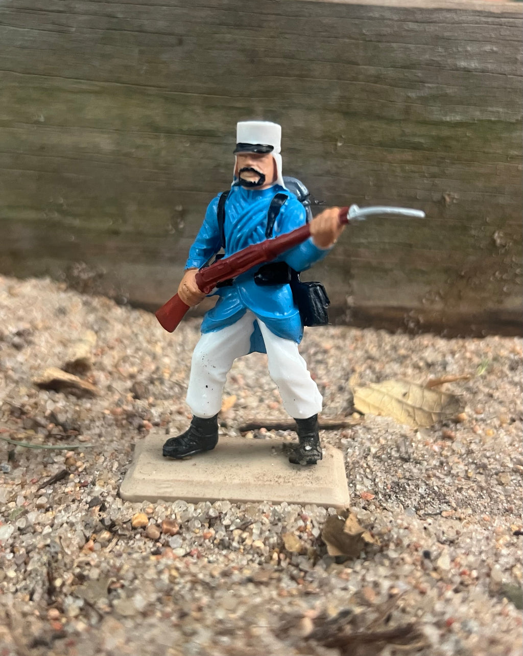 DSG Toy Soldiers French Foreign Legion Playset (foot + mounted + supply wagon)