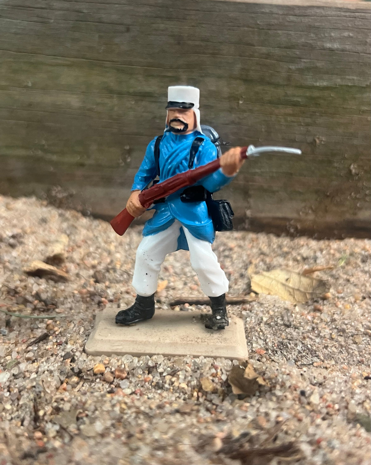 DSG Toy Soldiers French Foreign Legion Playset (foot + mounted + supply wagon)