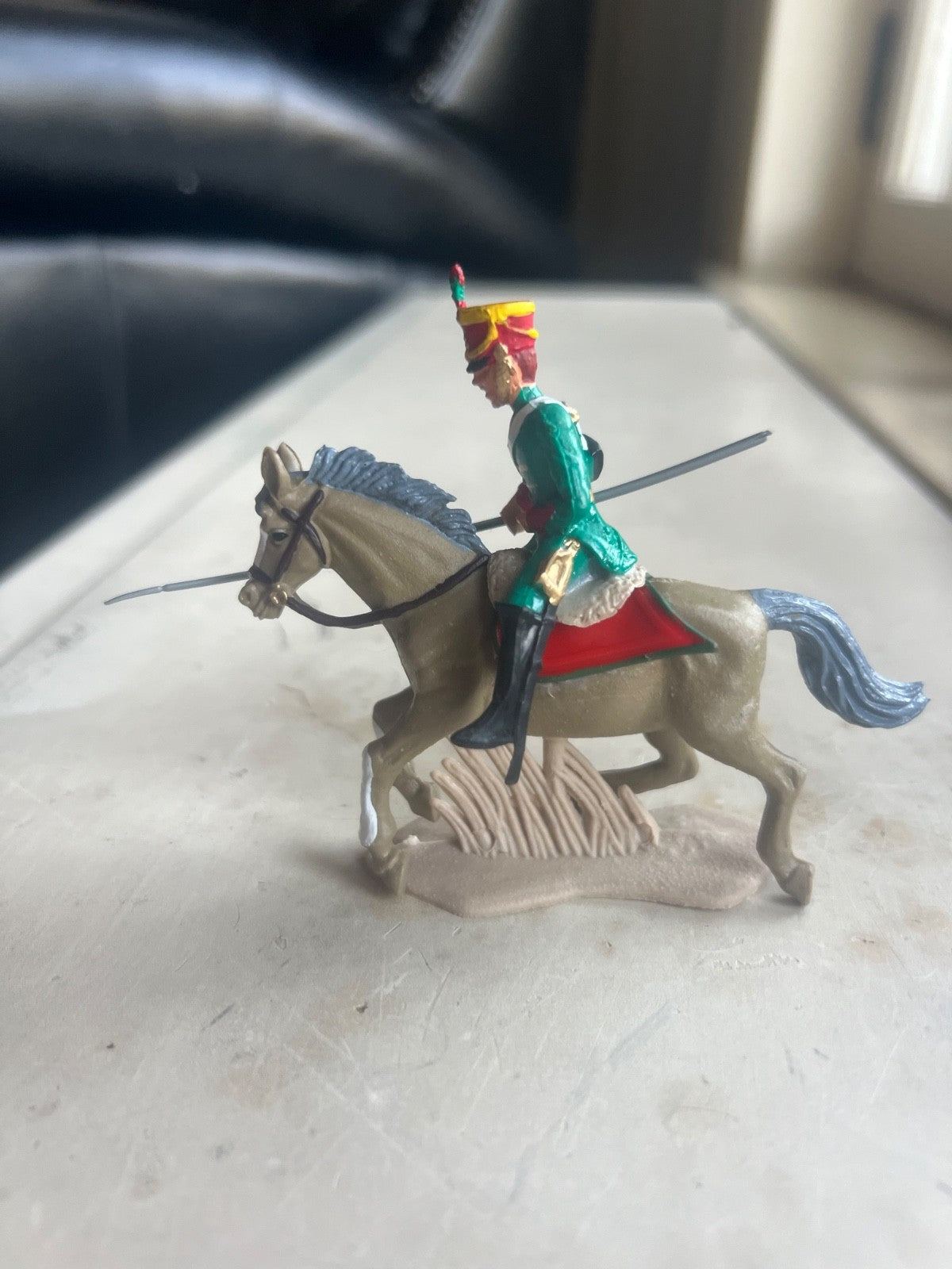 DSG Toy Soldiers French Chasseurs of the Imperial Guard, blue uniform (6 mounted)
